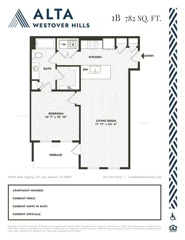 Unit 04203 04203 floor plan