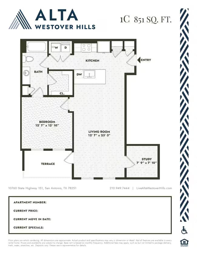 Unit 01303 01303 floor plan