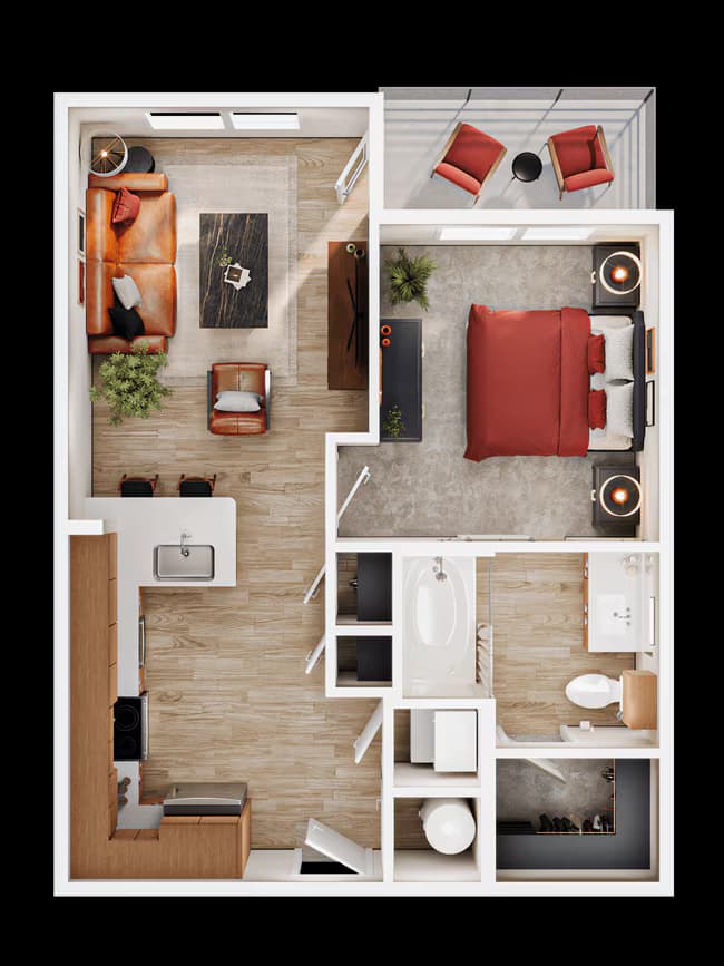 Unit 5104 5104 floor plan