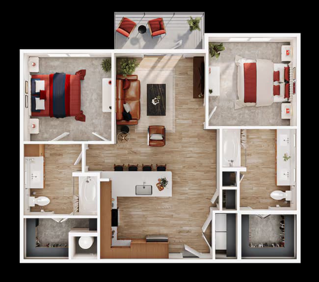 Unit 5308 5308 floor plan