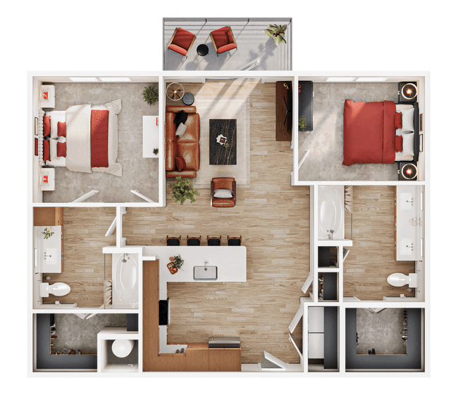 Unit 7112 7410 floor plan