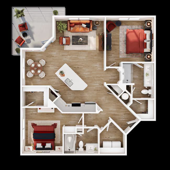 B3-2 14302 floor plan