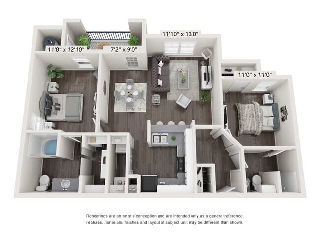 Unit 828 518 floor plan