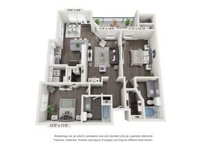 B2C 831 floor plan