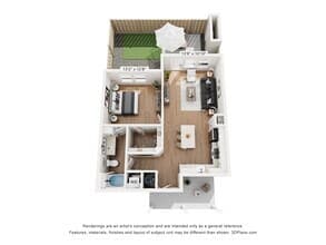 The Medina 816 floor plan
