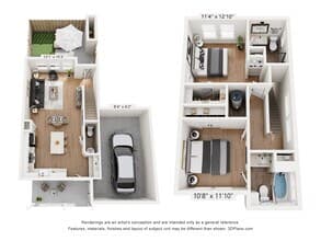 The San Antonio with Garage 109 floor plan