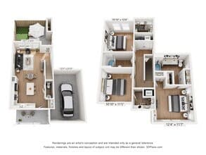 The Star with Garage 207 floor plan