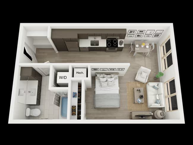 Unit 2425 1319 floor plan