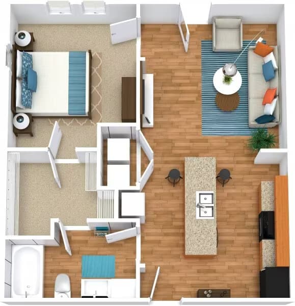 Unit 05205 05205 floor plan