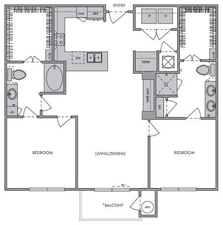 Unit 2305 2305 floor plan