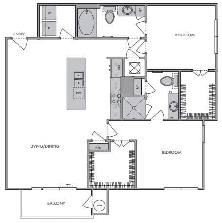 Unit 7201 7201 floor plan