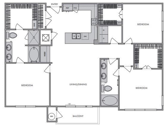 Unit 8216 5114 floor plan