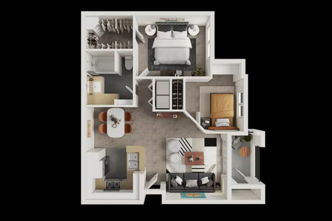 Unit 04305 04305 floor plan