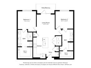 Unit 461 561 floor plan