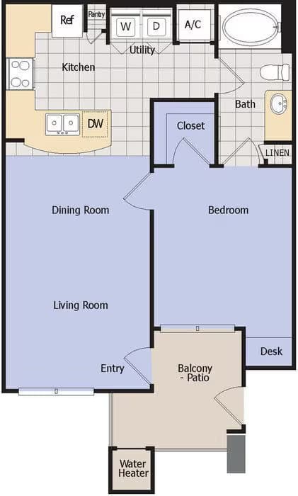 Unit 9102 9303 floor plan