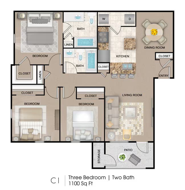 Unit 05-204 17-203 floor plan
