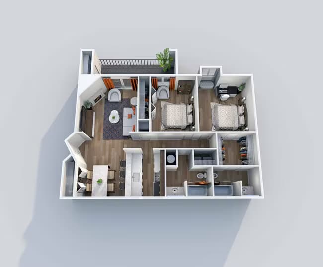 Unit 8537-1075 8537-1075 floor plan