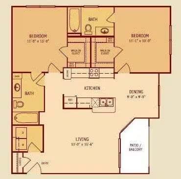 Unit 7201 7201 floor plan