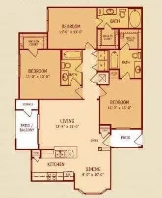 Unit 3107 3107 floor plan