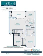 Two Bedroom Two Bath-2B3 212 floor plan