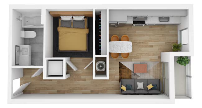 Unit 342 228 floor plan