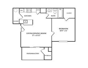 A1 12-1212 floor plan