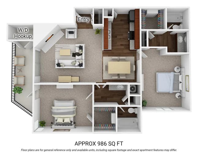 Unit 04203 01203 floor plan