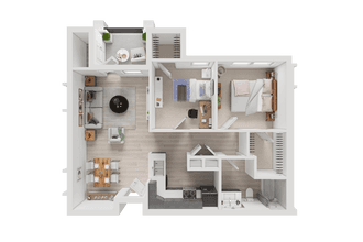 Unit 2-6A 2-6A floor plan