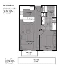 The Isidore 531 floor plan