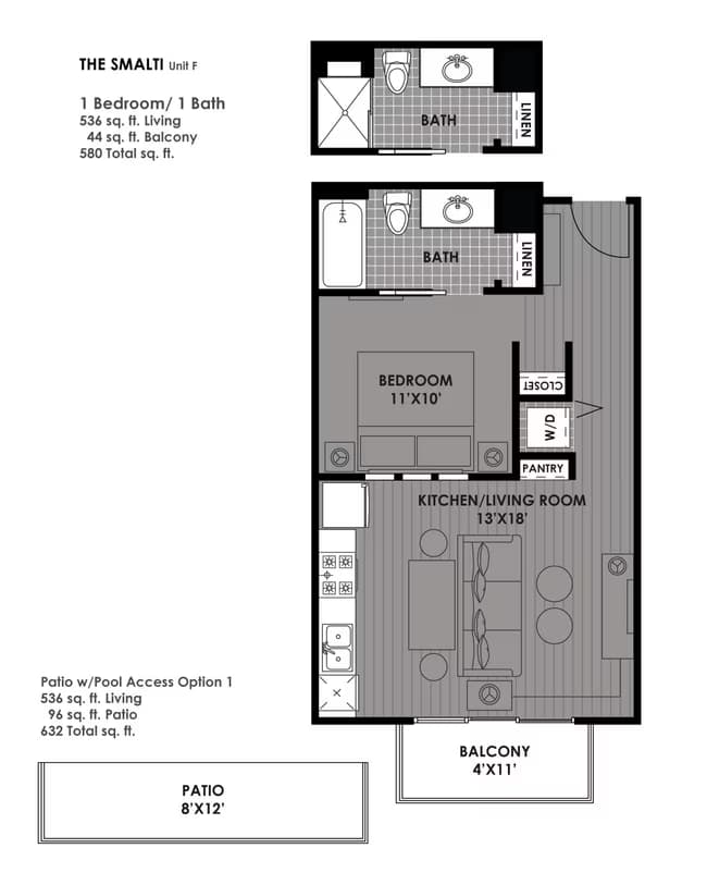 Unit 304 504 floor plan