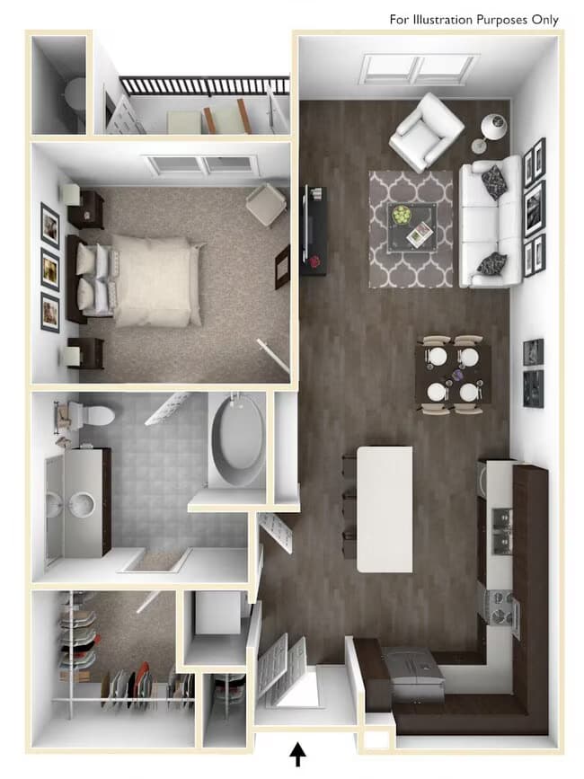 A3 1x1 367 floor plan