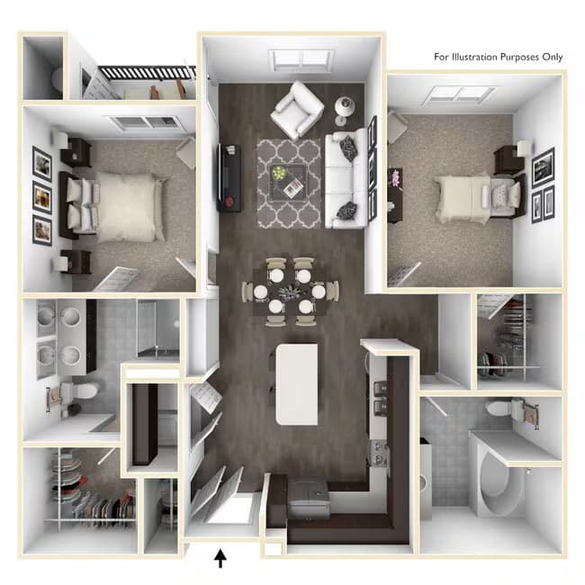 B5 2x2 270 floor plan
