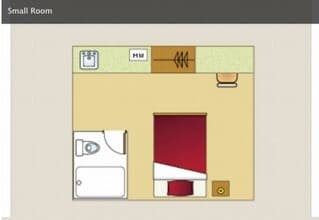 Small East floor plan