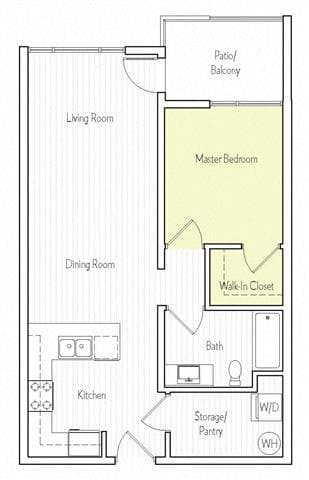 Unit 1307 2203 floor plan