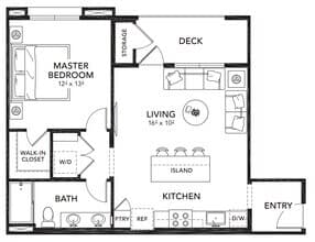 UNIT A2 20-306 floor plan