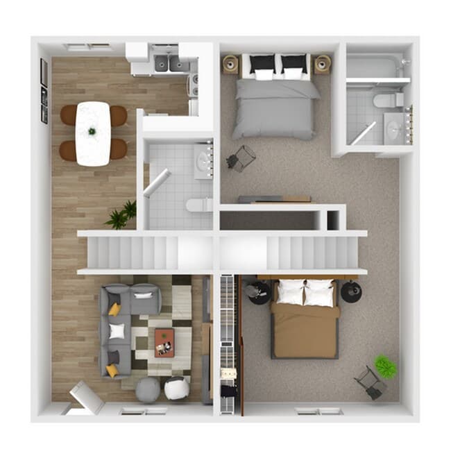 Unit F-2 A-12 floor plan