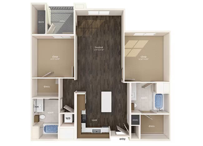 Unit 410 506 floor plan