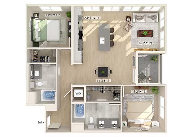 B3 1149 floor plan