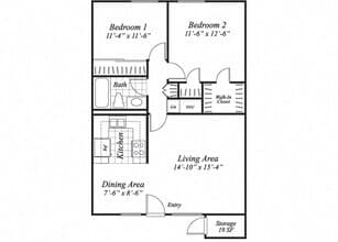 B1 3860B floor plan