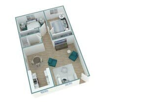 2x1A 5 floor plan