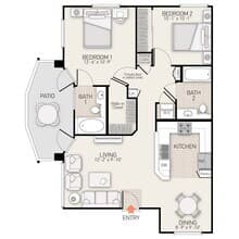 Plan 2 302 floor plan