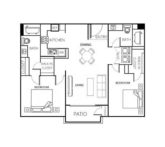 Unit 454 454 floor plan