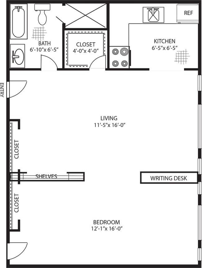The Hillcrest floor plan