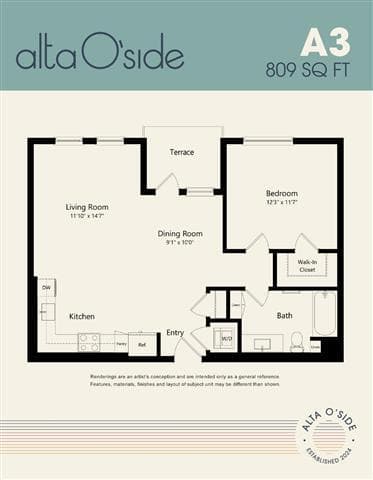 A3 101 floor plan