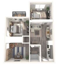 3 Bedroom 347 floor plan