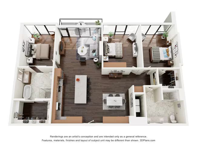 Unit 3609 3609 floor plan