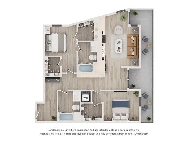 Unit 413 413 floor plan