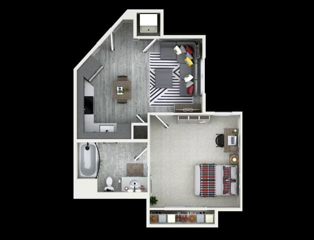 Unit Private Bedroom Private Bedroom floor plan