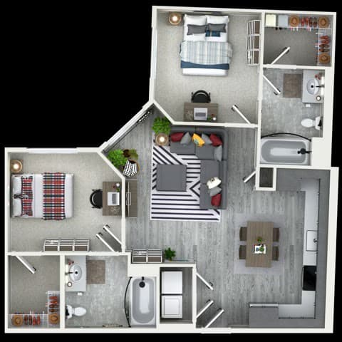 Unit Private Bedroom Private Bedroom floor plan