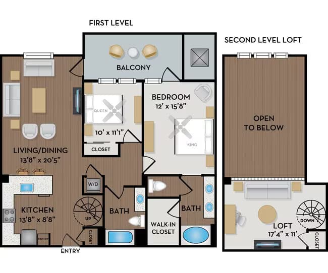 Lago Loft 325 floor plan